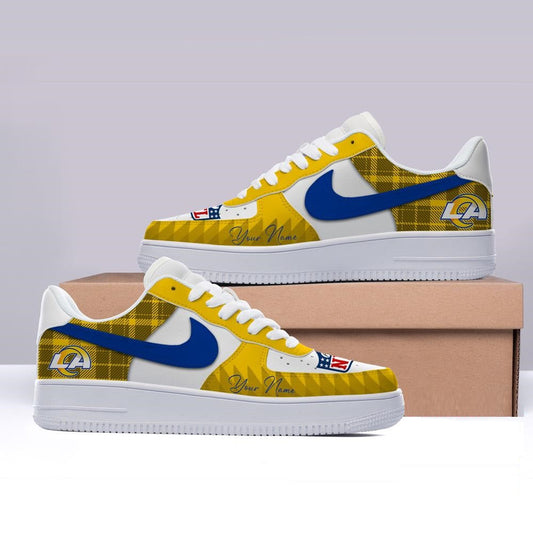 [SPECIAL OFFER] NEW CUSTOMIZED NFL22 LAR LOS ANGELES RAMS AF1 SHOES