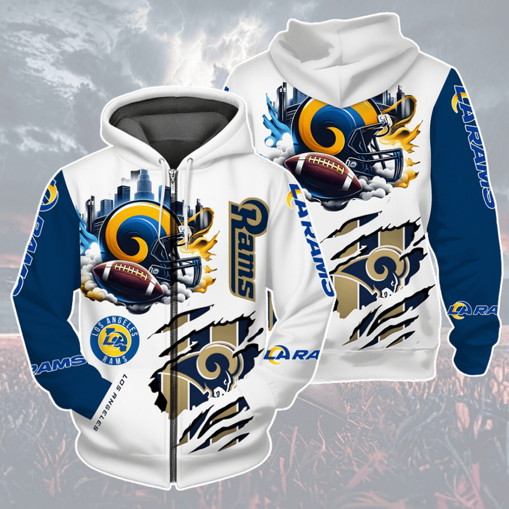 LIMITED EDITION - NEW CUSTOMIZED NFL22 LAR LOS ANGELES RAMS UNISEX T-SHIRT, POLO, HOODIE & JACKETS
