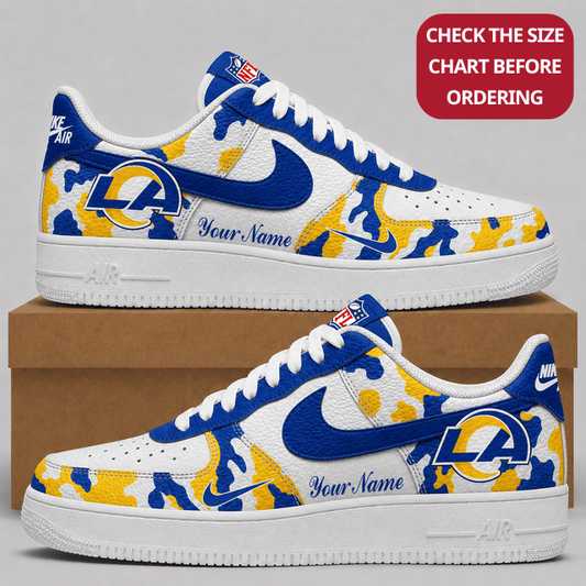 [SPECIAL OFFER] NEW CUSTOMIZED NFL22 LAR LOS ANGELES RAMS AF1 SHOES