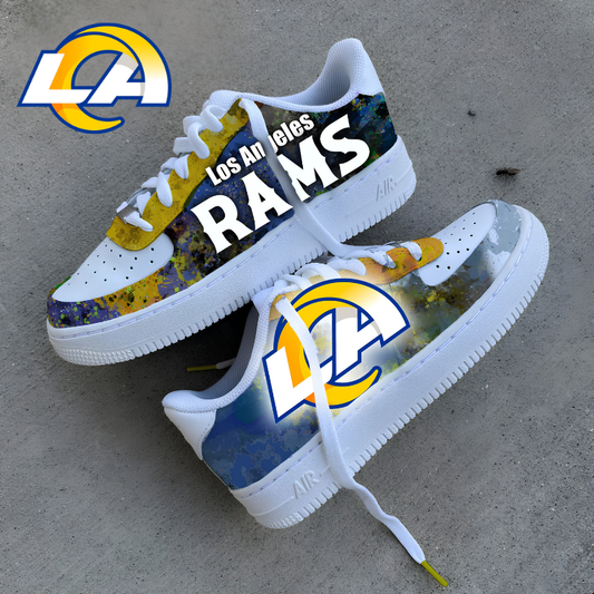 [SPECIAL OFFER] NEW CUSTOMIZED NFL22 LAR LOS ANGELES RAMS AF1 SNEAKERS