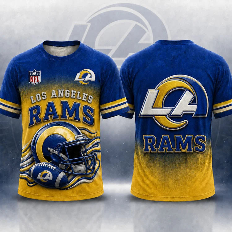 LIMITED EDITION - NEW CUSTOMIZED NFL22 LOS ANGELES RAMS T-SHIRTS, POLO, SWEASHIRTS, V-NECK T-SHIRT, HOODIE & ZIP HOODIE
