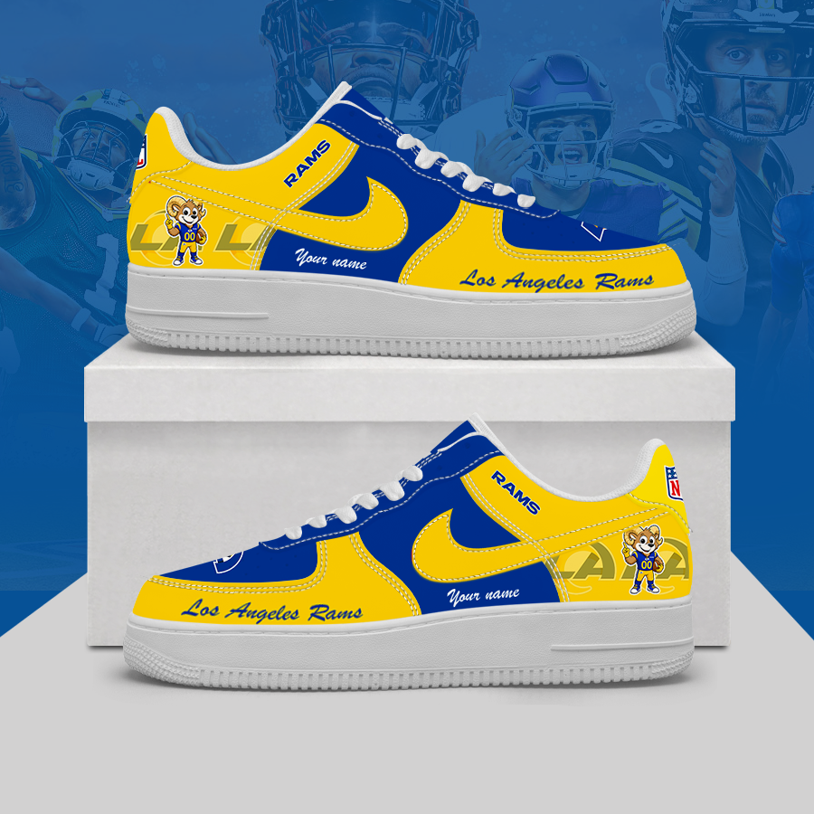 [SPECIAL OFFER] NEW CUSTOMIZED NFL22 LAR LOS ANGELES RAMS AF1 SHOES