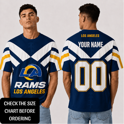 VIRAL EDITION - NEW CUSTOMIZED NFL22 LAR LOS ANGELES RAMS T-SHIRT, POLO SHIRT, ZIP POLO SHIRT, HOODIE, ZIP HOODIE & SWEATSHIRT
