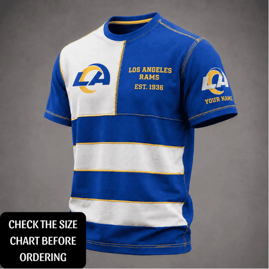 EXCLUSIVE EDITION - NEW CUSTOMIZED NFL22 LAR LOS ANGELES RAMS T-SHIRT, POLO SHIRT, ZIP POLO SHIRT, HOODIE, ZIP HOODIE & SWEATSHIRT