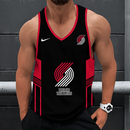 [HOT DEAL] NEW CUSTOMIZED NBA22 PTB PORTLAND TRAIL BLAZERS UNISEX TANK TOP