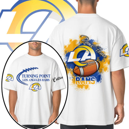 VIRAL EDITION - NEW CUSTOMIZED NFL22 LAR LOS ANGELES RAMS POLO SHIRT, ZIP POLO SHIRT & T-SHIRTS