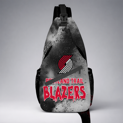 [HOT DEAL]  NEW CUSTOMIZED NBA22 PTB PORTLAND TRAIL BLAZERS SLING BAG