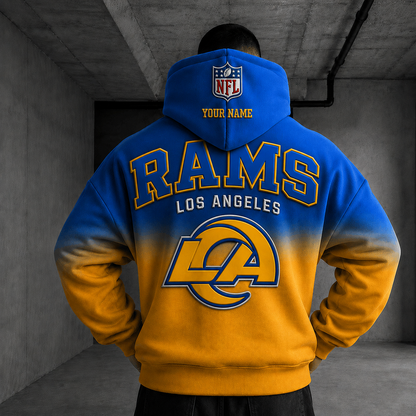 EXCLUSIVE EDITION - NEW CUSTOMIZED NFL22 LAR LOS ANGELES RAMS HOODIE, ZIP HOODIE, POLO SHIRT, ZIP POLO SHIRT, T-SHIRT & SWEATSHIRT