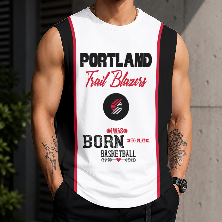 [HOT DEAL] NEW CUSTOMIZED NBA22 PTB PORTLAND TRAIL BLAZERS TANK TOP