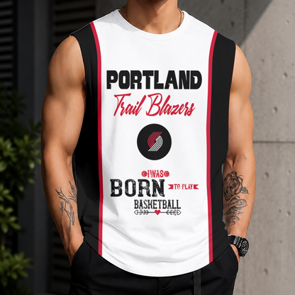 [HOT DEAL] NEW CUSTOMIZED NBA22 PTB PORTLAND TRAIL BLAZERS TANK TOP