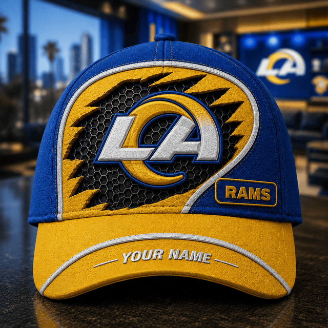 SPECIAL EDITION - NEW CUSTOMIZED NFL22 LAR LOS ANGELES RAMS CLASSIC CAP