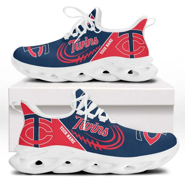 LIMITED EDITION - NEW CUSTOMIZED MLB22 MTS MINNESOTA TWINS PREMIUM CLUNKY SNEAKERS