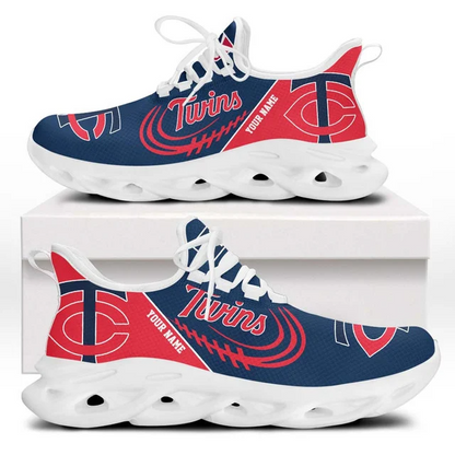 LIMITED EDITION - NEW CUSTOMIZED MLB22 MTS MINNESOTA TWINS PREMIUM CLUNKY SNEAKERS