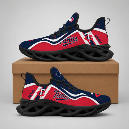 ELITE EDITION - NEW CUSTOMIZED MLB22 MTS MINNESOTA TWINS MAX SOUL SHOES