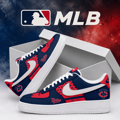 LIMITED EDITION - NEW CUSTOMIZED MLB22 MTS MINNESOTA TWINS AF1 SHOES