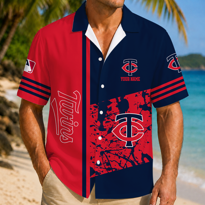 LIMITED EDITION - NEW CUSTOMIZED MLB22 MTS MINNESOTA TWINS UNISEX HAWAIIAN SHIRT
