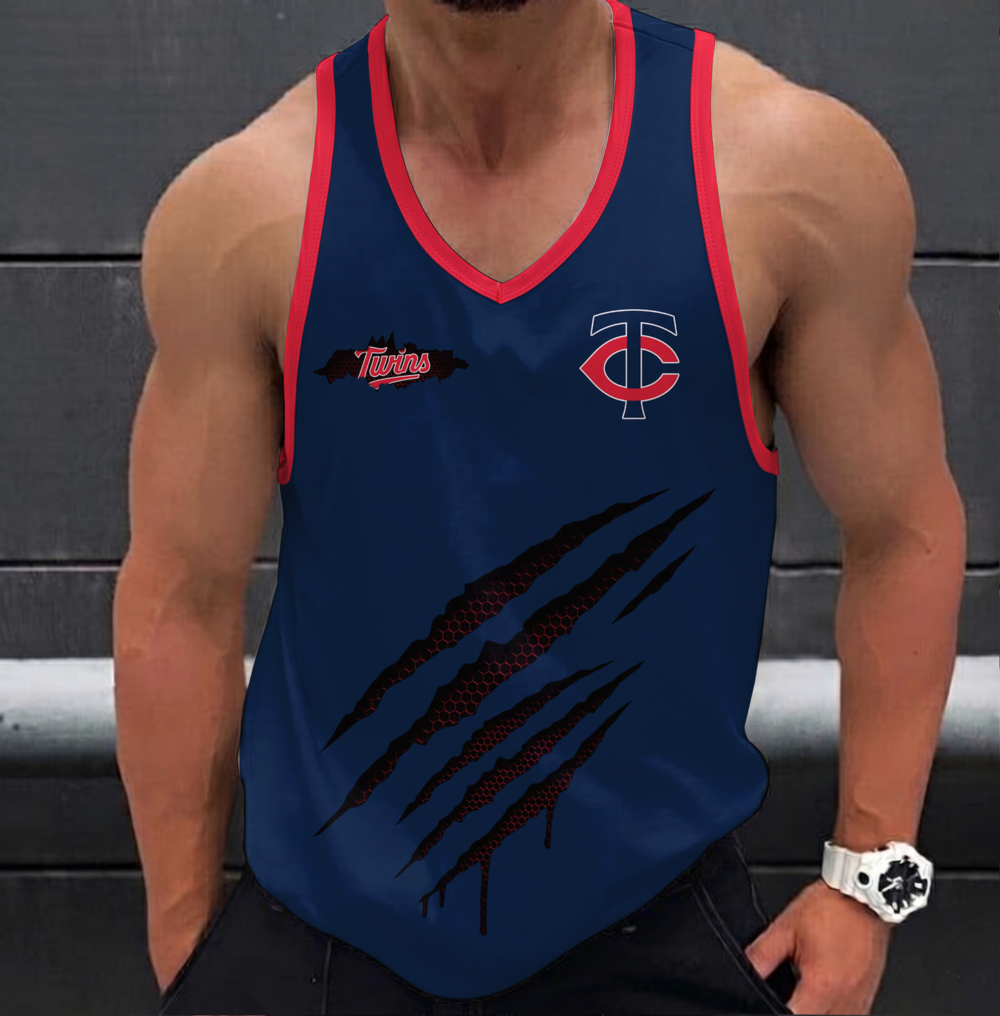 VIRAL EDITION - NEW CUSTOMIZED MLB22 MINNESOTA TWINS UNISEX TANK TOP