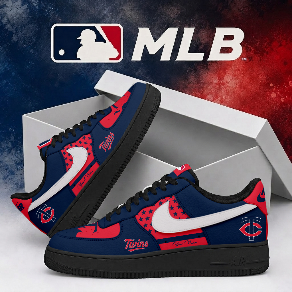 LIMITED EDITION - NEW CUSTOMIZED MLB22 MTS MINNESOTA TWINS AF1 SHOES