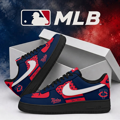 LIMITED EDITION - NEW CUSTOMIZED MLB22 MTS MINNESOTA TWINS AF1 SHOES