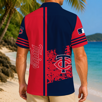 LIMITED EDITION - NEW CUSTOMIZED MLB22 MTS MINNESOTA TWINS UNISEX HAWAIIAN SHIRT