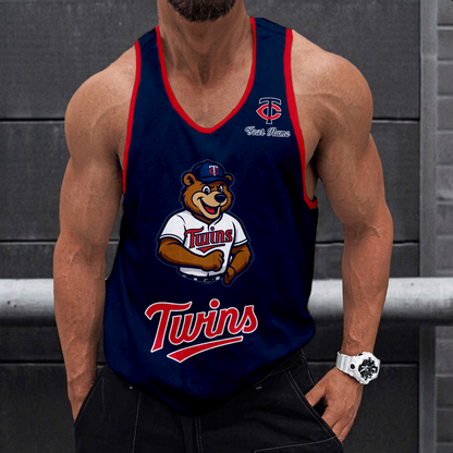 LIMITED EDITION - NEW CUSTOMIZED MLB22 MINNESOTA TWINS UNISEX TANK TOP