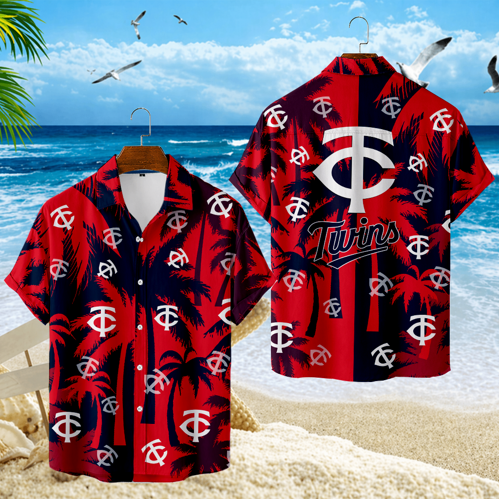 LIMITED EDITION - NEW CUSTOMIZED MLB22 MTS MINNESOTA TWINS UNISEX HAWAIIAN SHIRT