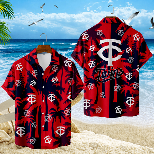LIMITED EDITION - NEW CUSTOMIZED MLB22 MTS MINNESOTA TWINS UNISEX HAWAIIAN SHIRT
