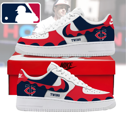 FINAL CLEARANCE - NEW CUSTOMIZED MLB22 MTS MINNESOTA TWINS AF1 SHOES
