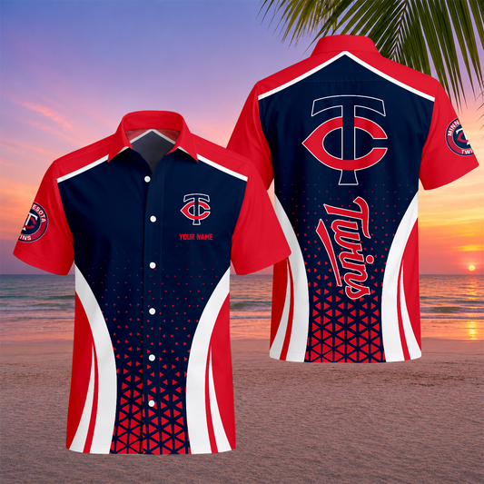 LIMITED EDITION - NEW CUSTOMIZED MLB22 MTS MINNESOTA TWINS UNISEX HAWAIIAN SHIRT