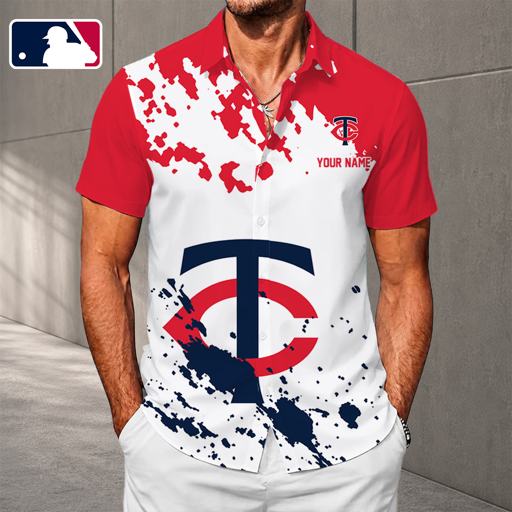 LIMITED EDITION - NEW CUSTOMIZED MLB22 MTS MINNESOTA TWINS UNISEX HAWAIIAN SHIRT