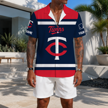 LIMITED EDITION - NEW CUSTOMIZED MLB22 MTS MINNESOTA TWINS UNISEX HAWAIIAN SHIRT
