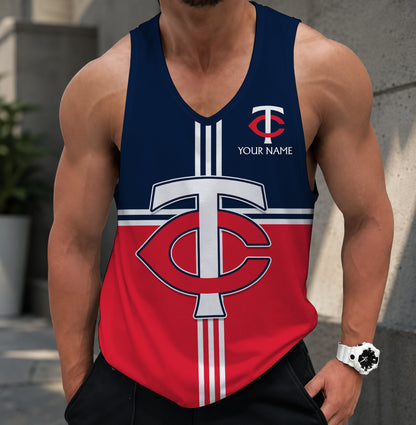 LIMITED EDITION - NEW CUSTOMIZED MLB22 MINNESOTA TWINS UNISEX TANK TOP