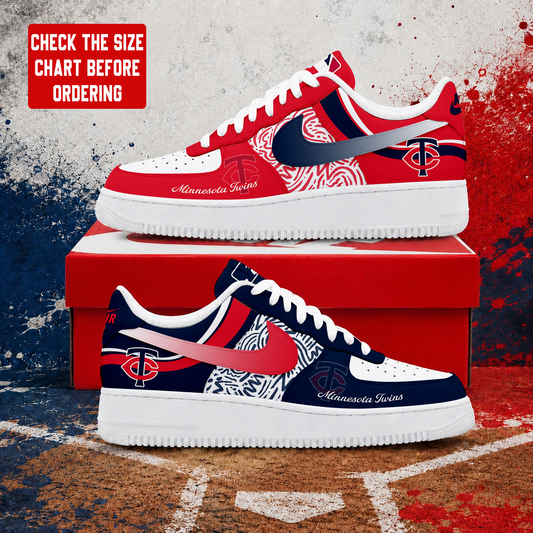 LIMITED EDITION - NEW CUSTOMIZED MLB22 MTS MINNESOTA TWINS AF1 SHOES