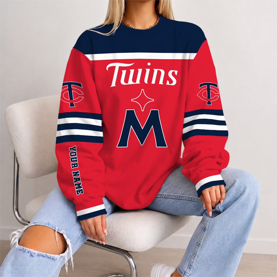 [FLASH SALE] NEW CUSTOMIZED MLB22 MTS MINNESOTA TWINS UNISEX SWEATSHIRT