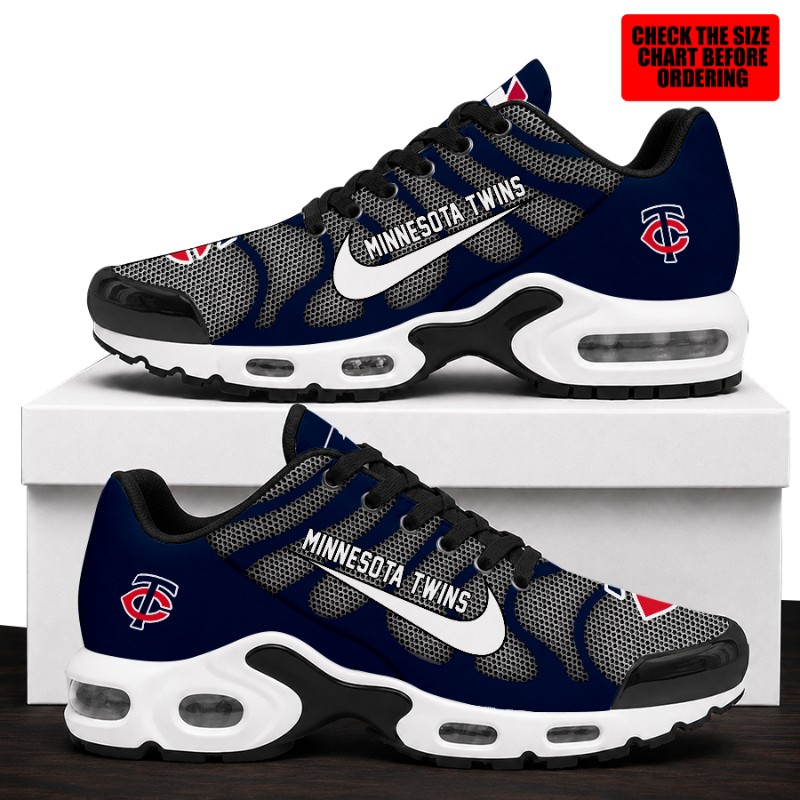 [FLASH SALE] NEW CUSTOMIZED MLB22 MTS MINNESOTA TWINS AIR MAX PLUS SNEAKERS