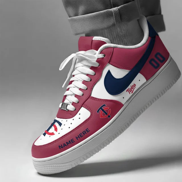 [FLASH SALE] NEW CUSTOMIZED MLB22 MTS MINNESOTA TWINS AF1 SHOES