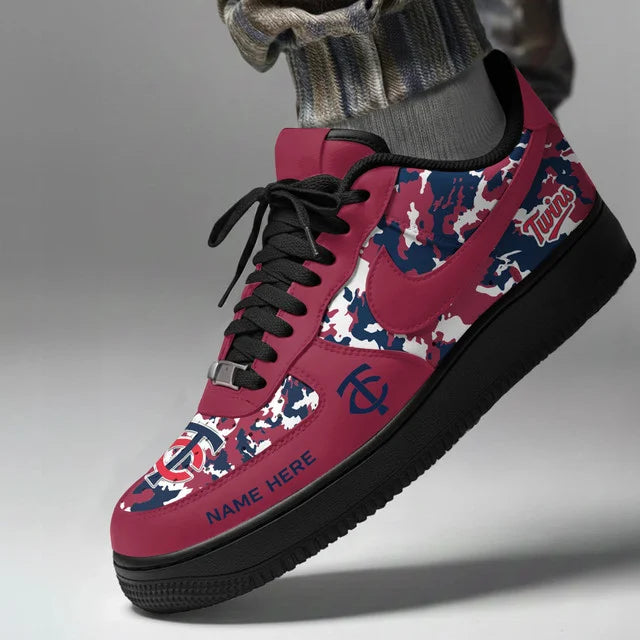 [FLASH SALE] NEW CUSTOMIZED MLB22 MTS MINNESOTA TWINS AF1 SHOES