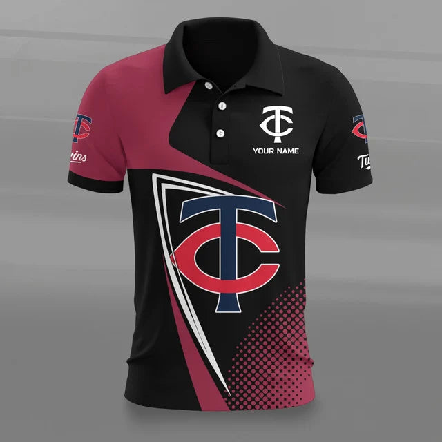 [FLASH SALE] NEW CUSTOMIZED MLB22 MTS MINNESOTA TWINS POLO SHIRT