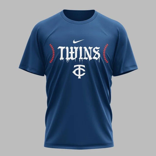 [FLASH SALE] NEW CUSTOMIZED MLB22 MTS MINNESOTA TWINS MUTICOLOR T-SHIRT