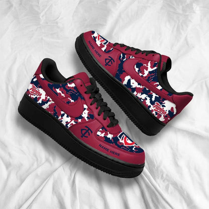 [FLASH SALE] NEW CUSTOMIZED MLB22 MTS MINNESOTA TWINS AF1 SHOES