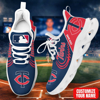 LIMITED EDITION - NEW CUSTOMIZED MLB22 MTS MINNESOTA TWINS PREMIUM CLUNKY SNEAKERS