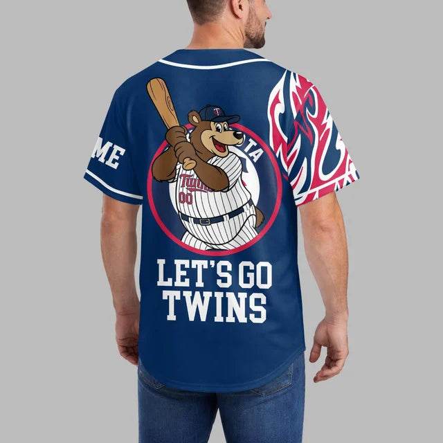 [FLASH SALE] NEW CUSTOMIZED MLB22 MTS MINNESOTA TWINS BASEBALL JERSEY