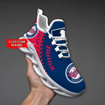 [FLASH SALE] NEW CUSTOMIZED MLB22 MTS MINNESOTA TWINS MAX SOUL SHOES