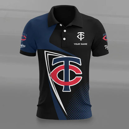 [FLASH SALE] NEW CUSTOMIZED MLB22 MTS MINNESOTA TWINS POLO SHIRT