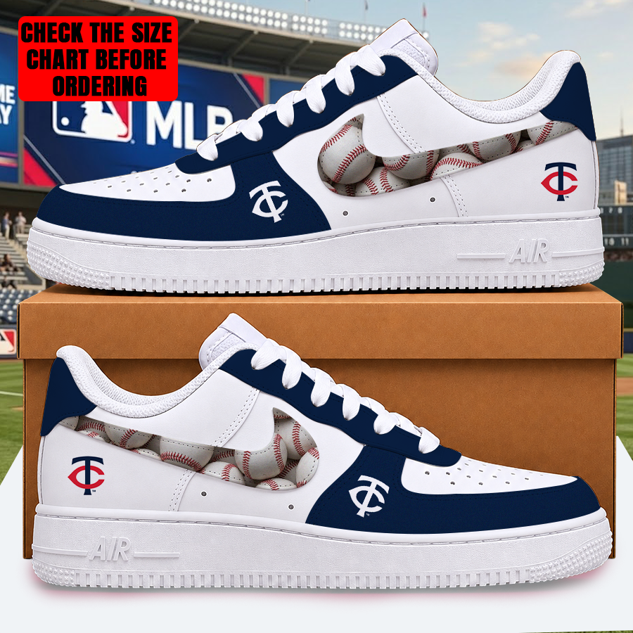 LIMITED EDITION - NEW CUSTOMIZED MLB22 MTS MINNESOTA TWINS AF1 SHOES