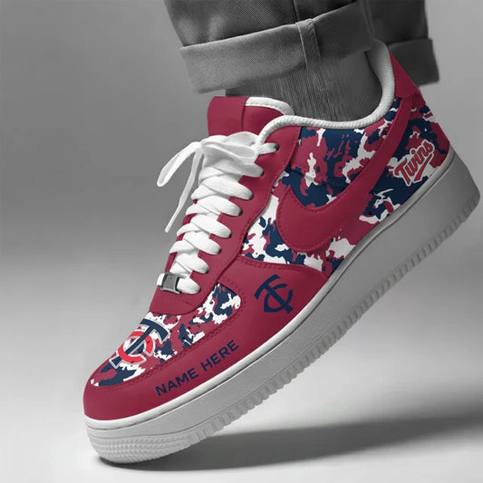 [FLASH SALE] NEW CUSTOMIZED MLB22 MTS MINNESOTA TWINS AF1 SHOES