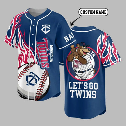 [FLASH SALE] NEW CUSTOMIZED MLB22 MTS MINNESOTA TWINS BASEBALL JERSEY