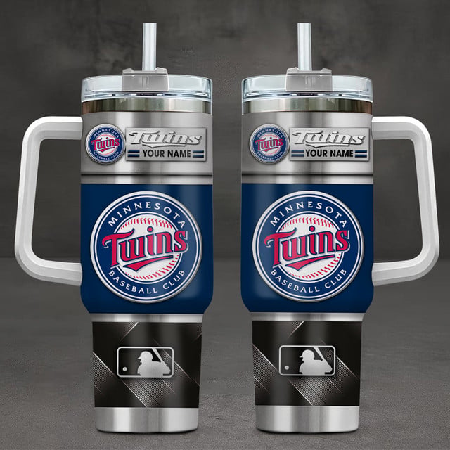 LIMITED EDITION - NEW CUSTOMIZED MLB22 MTS MINNESOTA TWINS TUMBLER CUP