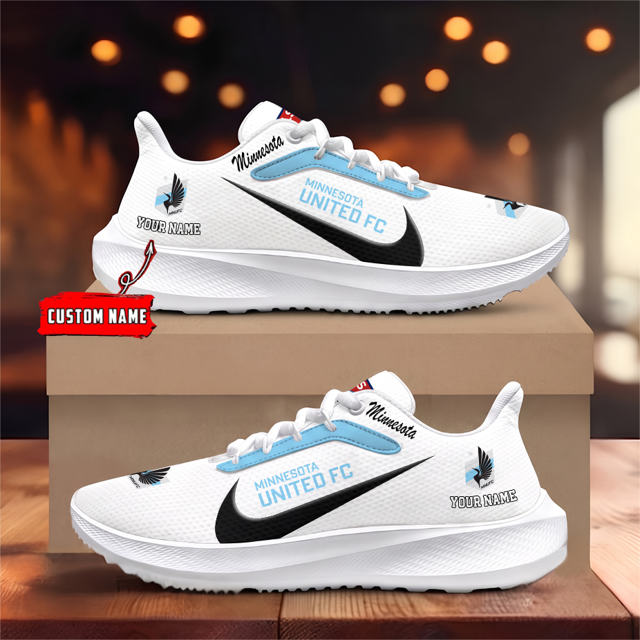 [FAN EXCLUSIVE] NEW CUSTOMIZED MLS22 MUF MINNESOTA UNITED FC ROAD RUNNING SHOES