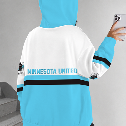 [FAN EXCLUSIVE] NEW CUSTOMIZED MLS22 MUF MINNESOTA UNITED FC ZIP HOODIE